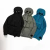 Męskie kurtki goggle z kapturem sprężyna wiosenna wiatrówka marka mody metalowa nylonowe płaszcze odzieży zewnętrzne popularny styl uliczny w