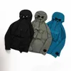 Designer hoodie sweatshirt herrar cp jackor goggle hooded jacka vår utomhus vindbrytare mode märke metall nylon ytterkläder rockar populära gata stil glasögon