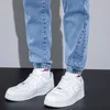 Jeans da uomo Autunno Inverno Blu Cargo Uomo Streetwear Denim Jogger Pantaloni Baggy Harem Jean Pantaloni Uomo Oversize Large size4 5 6 7XL 8XL 221128