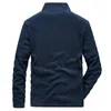 سترات الرجال الحجم الكبير S-6XL الخريف Fleece معطف دافئ معطف الربيع التكتيكات المقاومة للرياح الأزياء عارضة ضئيلة 221124