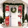 Decorazioni natalizie Nutcracker Soldier Banner Couplet per vacanza domestica Merry Door Decor Happy Year 221125