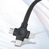 F￤rgglada multifunktion 3in1 Teleskopande USB-t￤ndare Torka ￶rt Tobak Cigarettr￶kningsh￥llare Portable Mini Pocket Lighter DHL