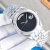 Assista Men Watches Automático Mechanical Watch Fashion Wristwatches Strap Strap Strap Montre de Luxe Design de Business Calendar Double Calendário
