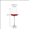 Wijnglazen Goblet Wine Glass Keukengerei Water Grap Champagne Glazen Bordeaux Wedding Party Birthday Gift Lead 20220827 D3 D Dhoes