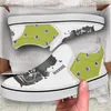 حذاء الجمارك أنيمي DIY Designer Trainers Mens Womens Sneakers مخصصة لتشغيل القماش أحذية ألواح غير رسمية أحذية الركض عداء مخصص EUR36-45