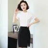 Kvinnors blusar Styles 2022 Summer Office Ladies Work Wear Blus Kvinnliga toppar Kläder för formell enhetlig design affärsskjorta för kvinnor