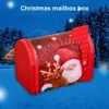 Geschenkverpackung Weihnachten Mailbox Süßigkeiten Lagerung Weißblech Box Schöne Weihnachten Metall Kinder Fall Baum Hängende Ornamente Navidad Home Dekoration 221128