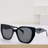 Ladies MONOCHROME PR 19ZS Sunglasses Designer Party Glasses WOMEN Stage Style Top High Quality Fashion Cat Eye Frame Size 52-18-140