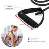 Resistance Bands 5 Levels with Handles Yoga Pull Rope Elastic Fitness Exercise Tube Band for Home Workouts Strength Training 221128