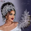 Праздничная вечеринка свадебная свадьба Diamond Baroque Baroque Headwear Crownstone с ювелирными аксессуарами для волос свадебные короны HP413