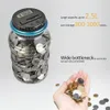 Lagringslådor BINS 1PC Creative Savings Bank Piggy Counter Coin Electronic Digital LCD Counting Money Saving Jar S 221128