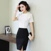 Women's Blouses Styles 2022 Summer Office Ladies Work Wear Blouse Female Tops Clothes OL Formal Uniform Designs Business Shirt For Women