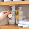 Utensil Racks Pure Color Household Storage Rack Wall Mounted Rotate Hook No Drilling Kitchen Hooks Organizer Shelf 3Lx J2 Drop Deliv Dhius