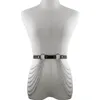 Costume Accessories Body Chain Waist Belt Retro PU Leather Cinch Belt Vintage Waistband Sexy Ladies Shirt
