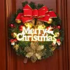 Noel Süslemeleri Dekorasyon Yıl Xmas Merry LED Mektup İşareti Ağaç Ön Kapı Noel 221125 için Asılı Süsleme