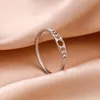 Фазовая фаза кольцо из нержавеющей стали золотой цвет полумесяца луна Женщины кольца ювелирные изделия подарка на День святого Валентина для любовника
