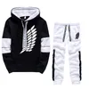 Herrspår med två stycken Set Autumn och Winter Pullover Hoodies Sweatshirtpants Suit Man Luxury 221128