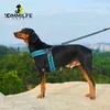 Dog Collars Leashes Breathable Nylon Mesh Harness Reflective Adjustable Pet Accessories Collar For s 221125