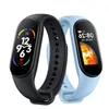 M7 Smart Watch Wristbands Men Women Smartband Heart Rate Smartwatch Fitness Tracker Blood Pressure Sport Smart Bracelet for mi band 7 Retail box
