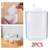 Storage Bottles Multipurpose Makeup Cotton Pad Organizer Clear With Lid Box Case Jewelry Bathroom Jars For Desk