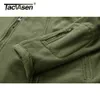Men's Jackets TACVASEN Winter Airsoft Military Mens Fleece Tactical Thermal Hooded Autumn Outerwear Outdoor Work Coat 221124