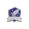 Pins Brooches Space Series Enamel Pins Creative Astronaut Universe Planet Adventure Brooches 4Pcs /Set Paint Brooch For Women Denim Dhgrs