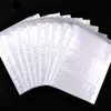 أكياس البريد 50pcs أبيض لؤلؤة لؤلؤة الفقاعة مظروف مقاوم للماء مبطنة بالبريد.