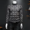 Suéteres masculinos de designer 100% algodão pulôveres de manga comprida para homens mulheres clássico listrado moletom liso outono inverno quente confortável jumpers m-5xl