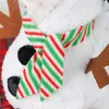 Vestido de vestuário de vestido de natal roupas de animais de neve trajes de boneco de neve para pequeno cacote médio s chihuahua 221128