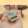 Garden Decorations 1Pcs 112 Dollhouse Miniature Accessories Mini Wooden Cigar Case Simulation Box Model for Doll House Home Decoration 221126