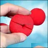 Party Favor Cosplay Ball wykonaj Clown Red Nose Sponge Light Mały Halloween Ges Partable Party Favors Easy noszenie 0 55fk cc Dhttn