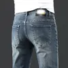 New JEANS Pantaloni chino pantaloni Pantaloni da uomo Stretch Autunno inverno jeans attillati pantaloni di cotone lavati dritti business casual HS9610