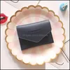 Storage Bags Envelope Wallet Simple Small Purse Mtifunctional Portable Coin Storage Bag Trathin Brief Paragraph Little Change 30 L2 Dhq2H