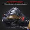 ST760 Moto Gants En Cuir De Fibre De Carbone Moto Gants D'équitation Hommes Moto Protection Gears Motocross