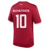 2024 Qatar Futebol Jerseys Ásia Seleção Nacional Alhaydos AFIF ALI HATEM HAYDOS BOUDIAF HASSAN MUNTARI KHOUKHI ASAD ALMOEZ Cup Home Away 22 23 24 Camisas de Futebol Homens Kit