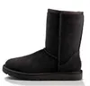 Designer Femmes Australie Bottes Australiennes Femmes Hiver Neige Fourrure Fourrure Satin Boot Bottines En Cuir Extérieur