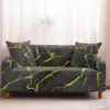 Stoelhoezen Wostar marmeren print elastische bankdeksel verstelbare banken chaise lounge sectionele bank hoek slipcover l vorm decor