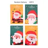 10st Cartoon Christmas Notebooks fodrade små anteckningsblockfest för Student Kid Girl Boy Writing Journaling