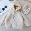 Cardigan Milancel Winter Kids Sweaters bont voering meisjes vesten warme jongens gebreide kleding chidlren outfit 221128