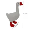 Garden Decorations Magnetic Key Holder Goose Shaped Figurine with Magnet Cute Desktop Ornament for Home Entry Kids Gifts 221126