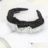 Headbands Polka Dot Headband Girls Hair Accessories Women Fashion Widebrimmed Drop Delivery Jewelry Hairjewelry Dh9R2