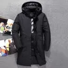 Heren Down Parkas Long Jacket Men Top Kwaliteit Dikke Wintermuts Detached Warm Parka Waterdichte winddichte -30 graden 3073 221124