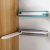 Clothing Storage Folding Slippers Rack Free Punching Self-Adhesive Waterproof Wall-Mounted Towel Bathroom Multifunctional