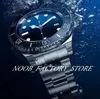 Reloj para hombre 44MM D-Blue Ceramic Bisel Dweller SEA Sapphire Cystal Acero inoxidable con cierre Glide Lock Broche Buceo mecánico automático Relojes luminosos