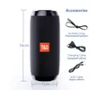 Yeni TG117 Açık Hoparlör Su Geçirmez Taşınabilir Kablosuz Sütun Hoparlör Kutusu Desteği TF Kart FM Radyo Aux Giriş Tablet Telefonlar İçin Siyah