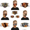 Designerskie maski kota dynia mascarilla szczęśliwe Halloweenowe maski do twarzy poliestrowa tkanina bawełniana respirator może umieścić filtrowy kawałek reus dhncf