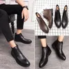 Botas Jumpmore Men Botas de tornozelo outono e confortável sola durável Sapatos de moda de moda masculino de couro botas casuais homens tamanho 3744 221128