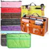 Multi-use Zipper Cosmetic Space Save Bag Inside Bag Large Capacity Soft Polyester Cosmetics Storage Organizor Ladies Makeup Bag P1128