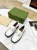 Skor G09 Designer Top Version Pure Handmade Custom 2022 New Gucs Ancient Small Leather Shoes