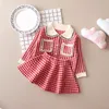 Cardigan Kids Girls Long Sleeve Sweaters Fashion Wear Knitted and Skirt Clothing Suit for Children Baby Girl 221128